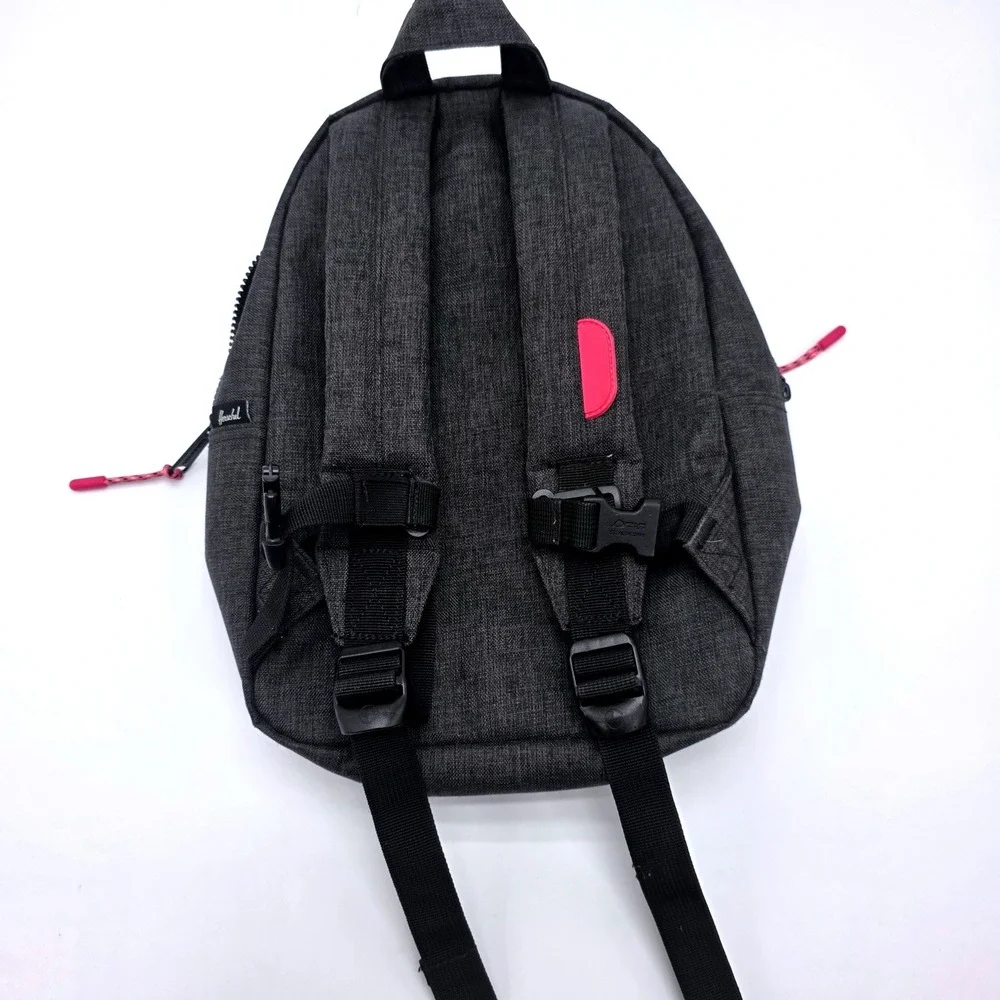 Herschel Supply Co Heritage Kids Backpack Grey Pink Polka Dot Mini Bag